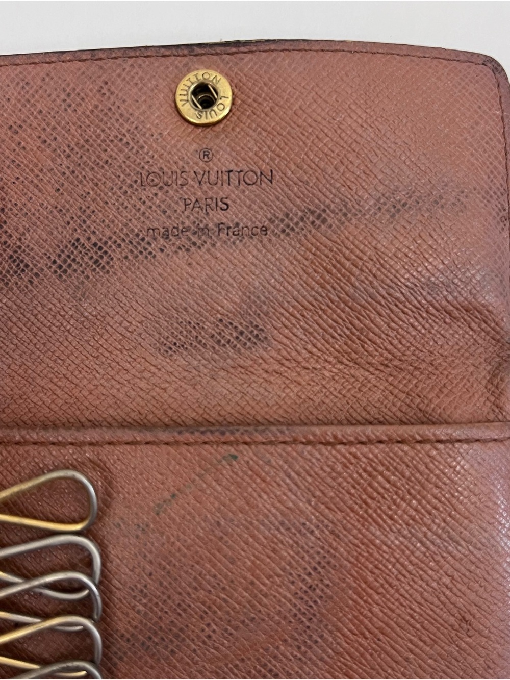 Louis Vuitton Monogram Multicles 6 Key Holder Key Case Wallet Brown Canvas LV - Picture 10 of 13